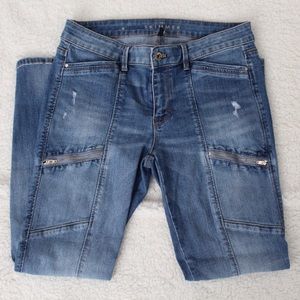 White House Black Market Skinny Ankle Jeans Size 8